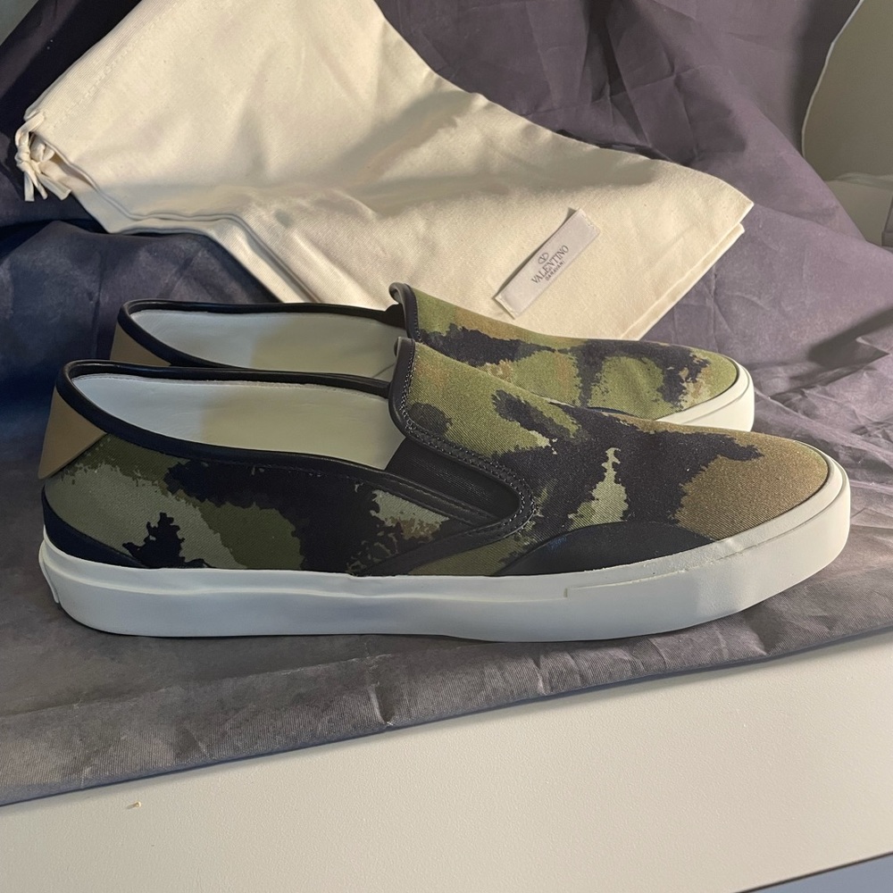 Valentino Printed Slip on Sneakers  12